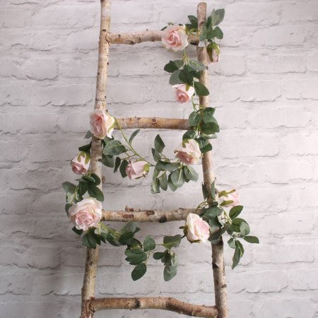 Artificial Pink Rose Garland I Wedding Decorations I My Dream Party Shop UK