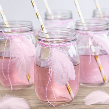 Light Pink Feathers I Feathers Decorations for Parties I UK