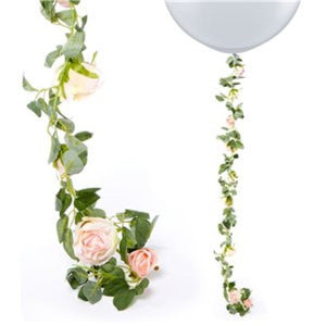 Artificial Pink Rose Garland I Floral Party Decorations I My Dream Party Shop I UK