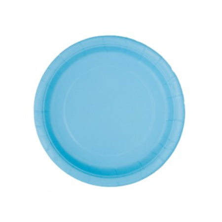 Blue Round Party Plates I Pretty Blue Tableware I My Dream Party Shop I UK