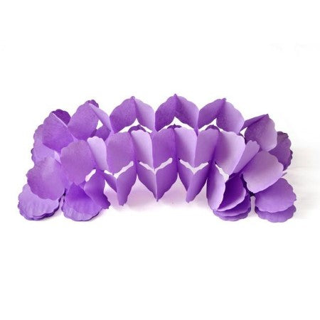 Lilac Four Leaf Clover Paper Garland I Light Purple Party Decorations I My Dream Party Shop I UK