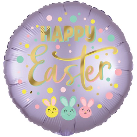 Lilac Happy Easter Foil Balloon I Easter Balloons I My Dream Party Shop UK