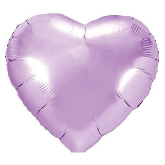 Metallic Lilac Heart Foil Balloon I Lilac Party Supplies I My Dream Party Shop
