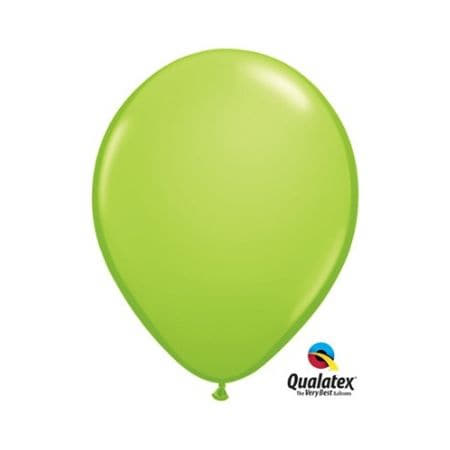 Lime Green 11 Inch Balloons by Qualatex I Green Party Decorations and Balloons I UK