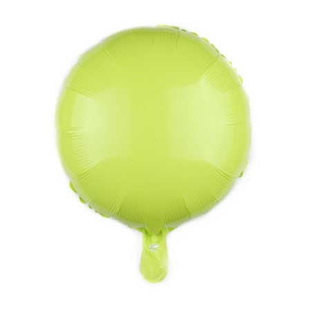 Pastel Lime Green Round Foil Balloon I Cool Foil Balloons I My Dream Party Shop I UK