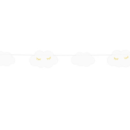 Little Star Cloud Garland I Modern 1st Birthday Decorations I UK