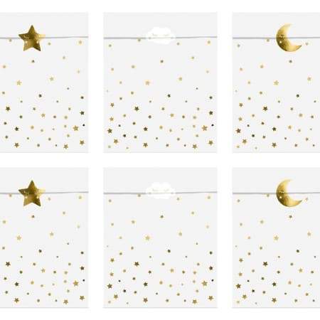 Little Stars Treat Bags I Little Moon and Stars Party Supplies I My Dream Party Shop UK