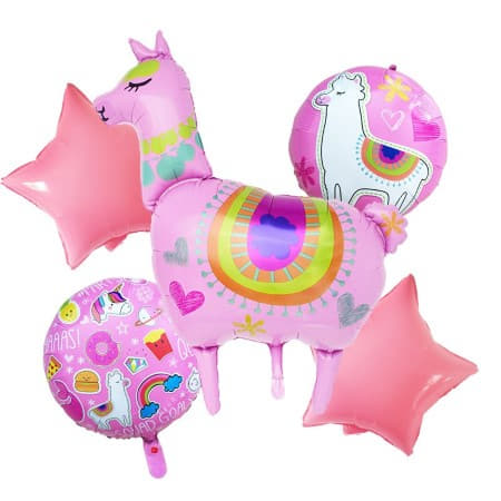 Pink Llama Balloon Set I Llama Party Decorations I My Dream Party Shop UK