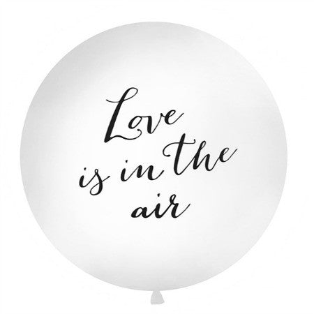 Giant Love is in the Air White Latex Balloon I Wedding Balloons I My Dream Party Shop