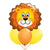 Lion Head Helium Balloon Bouquet I Children's Balloons for Collection Ruislip I My Dream Party Shop
