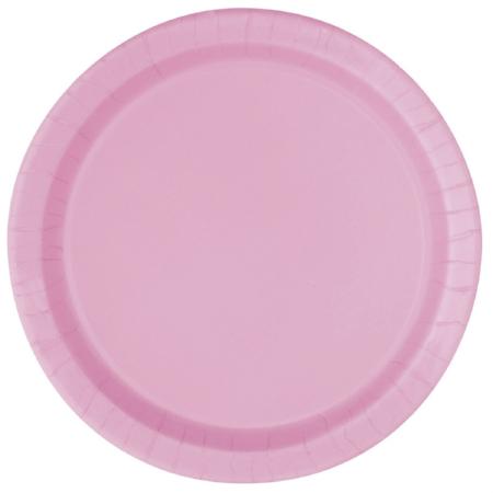 Small Round Pink Plates I Pretty Pink Tableware I My Dream Party Shop UK
