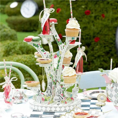Truly Alice Tree Shaped Cake Stand I Alice in Wonderland Party Supplies I My Dream Party Shop UK