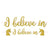 Gold I Believe in Unicorns Garland I Unicorn Party Supplies I My Dream Party Shop UK