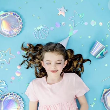 Iridescent Mermaid Party Garland I Mermaid Party Decorations I My Dream Party Shop UK