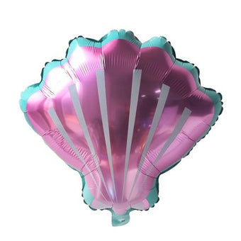 Pink Sea Shell Foil Balloon I Mermaid Party Decorations I My Dream Party Shop I UK