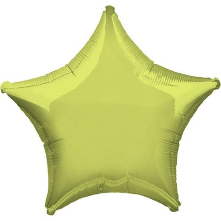 Metallic Lime Green Star Balloon I Modern Green Party Supplies I My Dream Party Shop UK