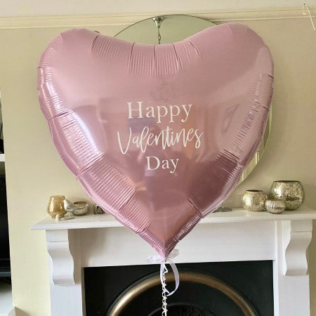 Giant Pink Valentines Day Heart Balloon I Valentines Balloons Ruislip I My Dream Party Shop