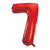Metallic Red Seven Number Balloon I Giant Number Balloons I My Dream Party Shop