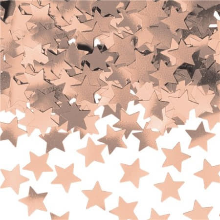 Metallic Rose Gold Star Confetti I Rose Gold Party Supplies I My Dream Party Shop UK