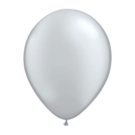 Metallic Silver 11 Inch Balloons by Qualatex I Silver Party Balloons I My Dream Party Shop UK
