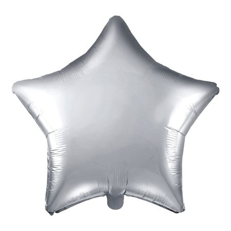 Silver Star Foil Balloon I Silver Party Decorations I My Dream Party Shop UK