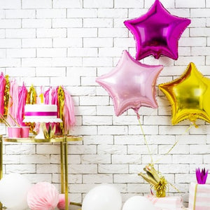 Pink Star Foil Balloon I Modern Party Balloons I My Dream Party Shop I UK