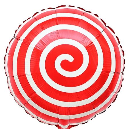Metallic Red Lollipop Balloon I Cool Foil Balloons I My Dream Party Shop UK