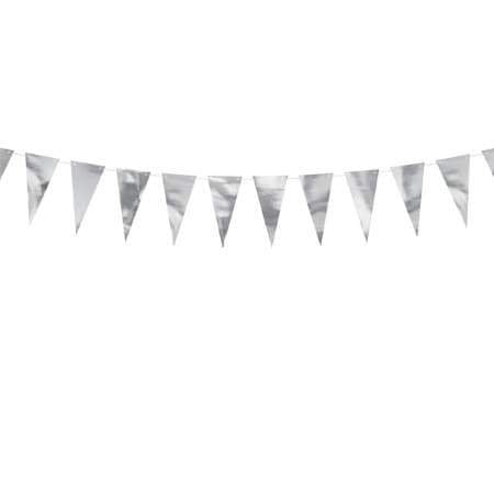 Mini Silver Bunting I Modern Party Garlands and Bunting I UK