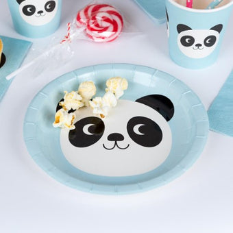 Miko the Panda Plates I Panda Party Supplies I My Dream Party Shop UK