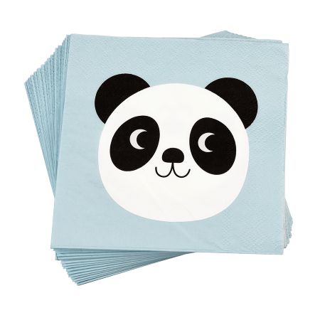 Miko the Panda Paper Napkins I Panda Party Supplies I My Dream Party Shop UK