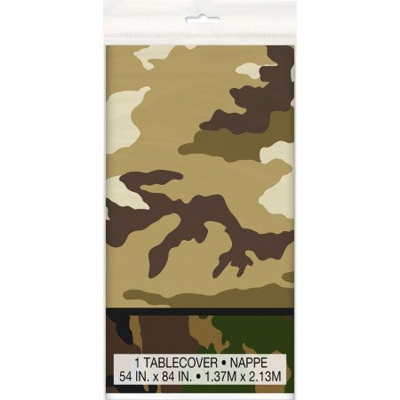 Camouflage Party Table Cover I Camouflage Party Decorations I My Dream Party Shop UK
