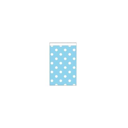 Mini Blue Polka Dot Treat Bags I Pretty Paper Party Bags I My Dream Party Shop