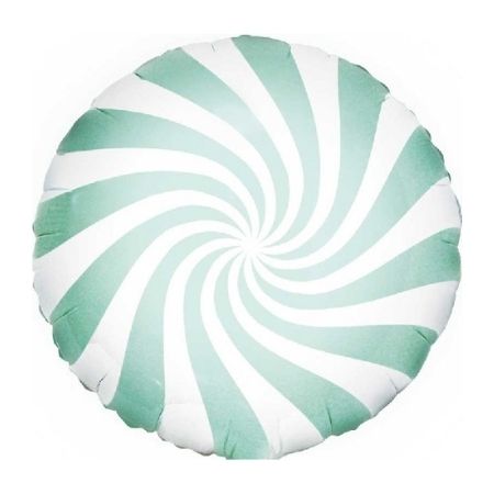Mint Green Swirl Foil Balloon I Mint Green Party Decorations I My Dream Party Shop UK