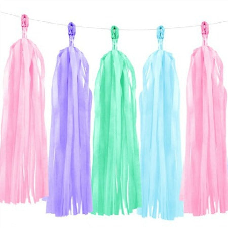 Pastel Tassel Garland I Pretty Pastel Decorations I My Dream Party Shop I UK