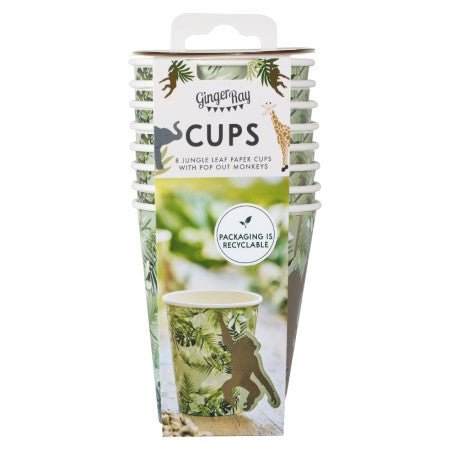 Monkey Party Cups I Jungle Party Tableware I My Dream Party Shop UK