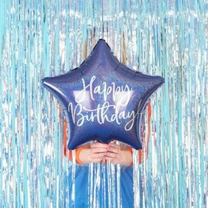 Blue Happy Birthday Star Balloon I Happy Birthday Balloons I My Dream Party Shop