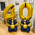 Navy and Gold Number Column I Number Stacks Ruislip I My Dream Party Shop