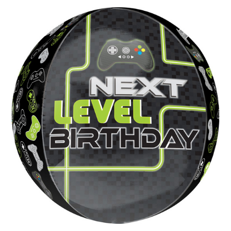 Next Level Birthday Gamer Orbz Balloon I Helium Balloons Ruislip I My Dream Party Shop