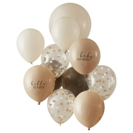 Boho Baby Shower Balloons I Neutral Baby Shower Decorations I My Dream Party Shop