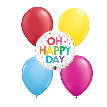 Oh Happy Day Balloon Sets I Helium Balloons Ruislip I My Dream Party Shop