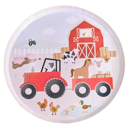 Farmyard Animals Plates I Farm Party Supplies I My Dream Party Shop UK