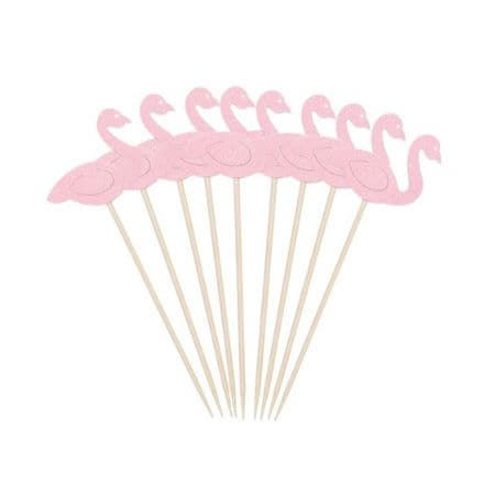 Pink Flamingo Cupcake Toppers I Flamingo Party Supplies I My Dream Party Shop UK