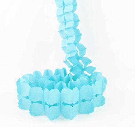 Pale Blue Four Leaf Clover Garland I Stunning Blue Party Decorations I My Dream Party Shop I UK