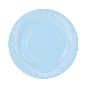 Pale Blue Party Plates I Cool Blue Party Tableware and Decorations UK