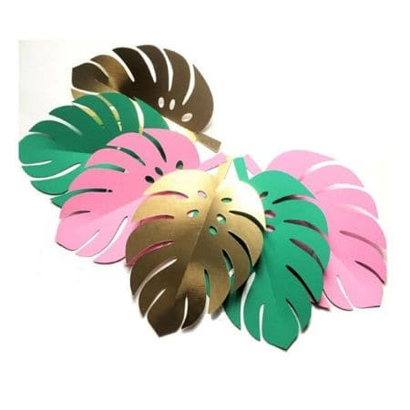 Mini Palm Leaf Cake Toppers I Tropical Party Decorations I My Dream Party Shop UK