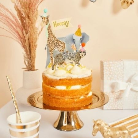 Party Animals Cake Toppers I Wild One Party Supplies I My Dream Party Shop UK