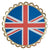 Union Jack Lattice Edge Plates I Royal Coronation Party Tableware I My Dream Party Shop UK