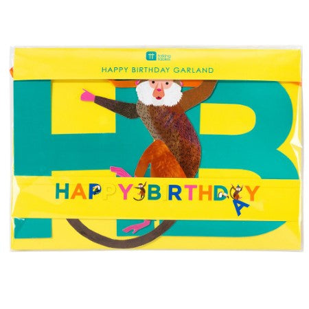 Party Animals Birthday Garland Packaging Image I Party Animals Party Supplies I UK