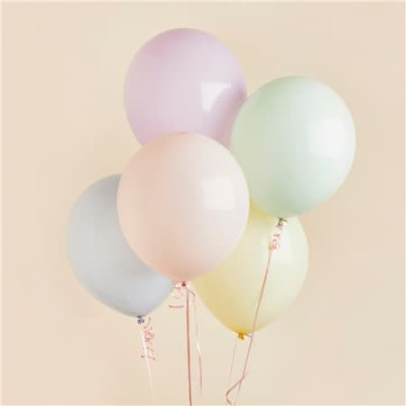 12 Inch Pastel Balloons I Pretty Pastel Party Supplies I My Dream Party Shop UK