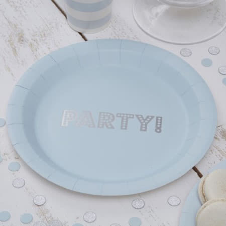 Pastel Blue Party Plates I Pretty Pastel Blue Tableware I My Dream Party Shop UK